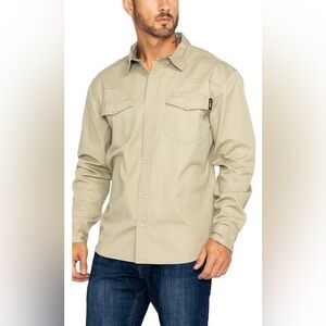 Hawx‎ Western button down work shirt. men’s Large